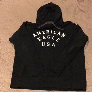 Black unisex AE hoodie